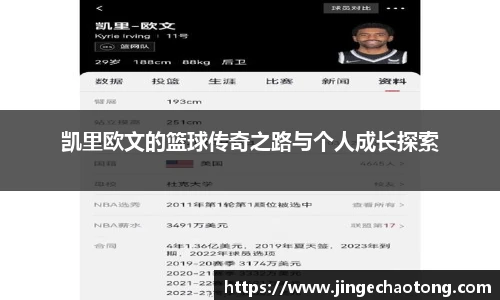 凯里欧文的篮球传奇之路与个人成长探索